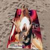 F-Fate S-Stay N-Night Big Microfiber Beach Towels Quick Dry Towel Sand Beach Towels Pool Towel for Travel Swim Pool Yoga