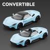 1/24 Maserati MC20 Convertible Sports Car Alloy Diecast Model Car Sound & Light Pull Back Collectibles Hobby Decoration Birthday