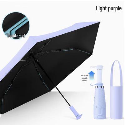 Qingye Hidden Handle 5-Fold UV Sun Umbrella