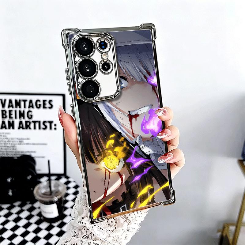 Date A Live Tokisaki Kurumi Funda de Teléfono Chapada Para Samsung Galaxy S24 S25 FE S26 Edge S23 Ultra S22 S21 Plus S20 Anti-Caída Airab