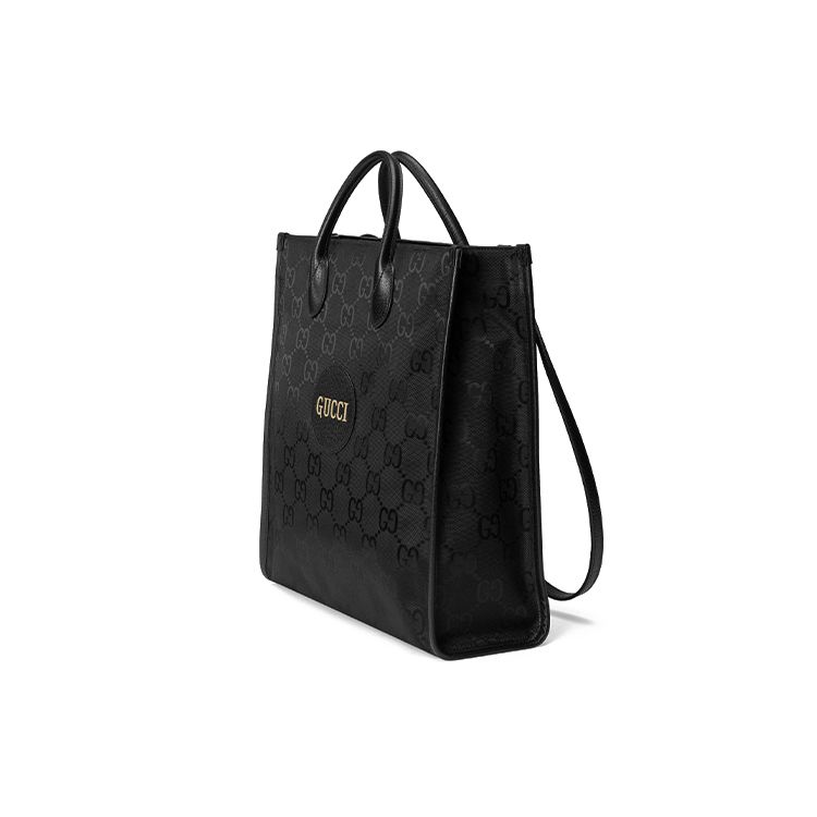 Gucci Off The Grid Large Versatile Commuter Vertical Logo Tote Bag Men Tote Bag Black 630355-H9HAN-1000