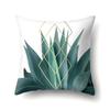 Polyester Pillowcase Nordic Plant Ins Style Flower Print Peach Leather Velvet Pillowcase