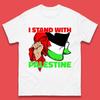 Ich stehe mit Palästina Fahne haltend Herren T-Shirt Damen Oberteile T-Shirts
