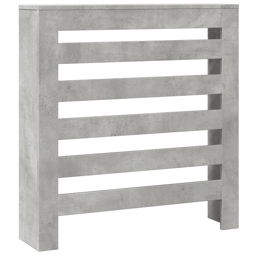 Vidaxl Copertura Per Radiatore, Grigio Cemento, 78X20X82 Cm