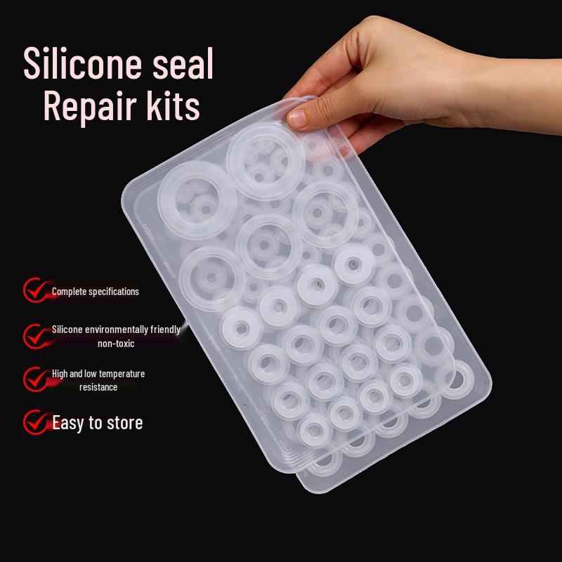 Silicone Seal Ring Kit - Leak-Proof Bottle Cap Repair Gasket