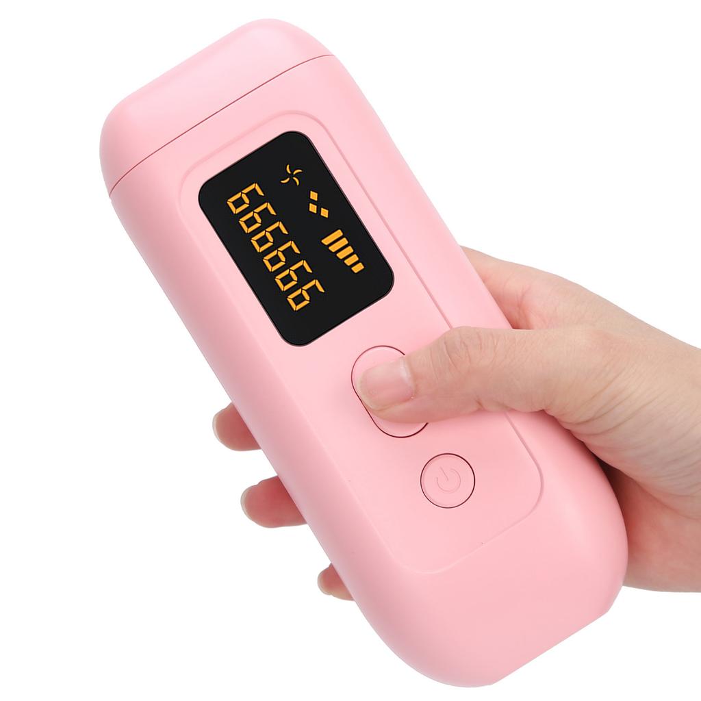 Portable 5 Gears Adjustable IPL Hair Removal Device Professional Hair Removal Machine 110‑240VPink