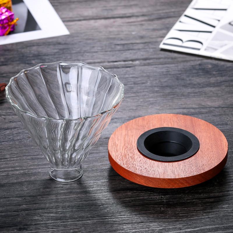 Avanti Factory Coffee Sharing Pot Japanese Hand Brewed V60 Glass Filter Cup Coffee Filter Paper Set