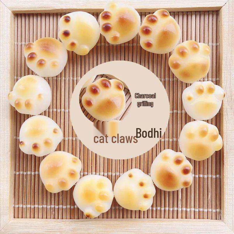 Charcoal Roasted Bodhi Root & White Jade Bracelet for Girls