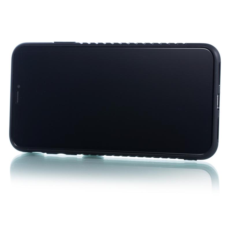 Dla iPhone XS Max 6,5-calowy futerał na telefon Ochronna tylna pokrywa z uchwytem na kartę