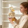 Cute Duck Plush Toy with Flower Dress Soft Stuffed Animal Adorable Plush Companion Decor Gift for Kids Birthdays