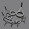 DIY Rod Rings High Carbon Steel Durable Fishing Rod Tip Ring Kit for Fishing Rod Tip