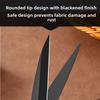 Professional 8-12inch Tailor Scissors Anti-Rust Black Leather Cutting Scissors Ergonomic Durable Fabric Scissors Home Sewing