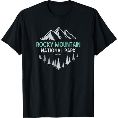 Rocky Mountain T-Shirt Vintage Nationalpark T-Shirt