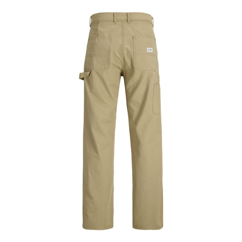 Pantalon cargo kaki eddie baggy fit coton Homme JACK & JONES