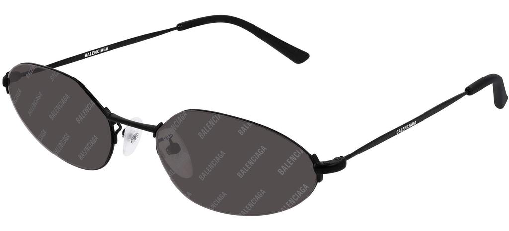 Balenciaga Demna Gvasalia and BB0055S Made in Oval Black/Grey Sunglasses, Design, Men's Women's, 001, Italy,