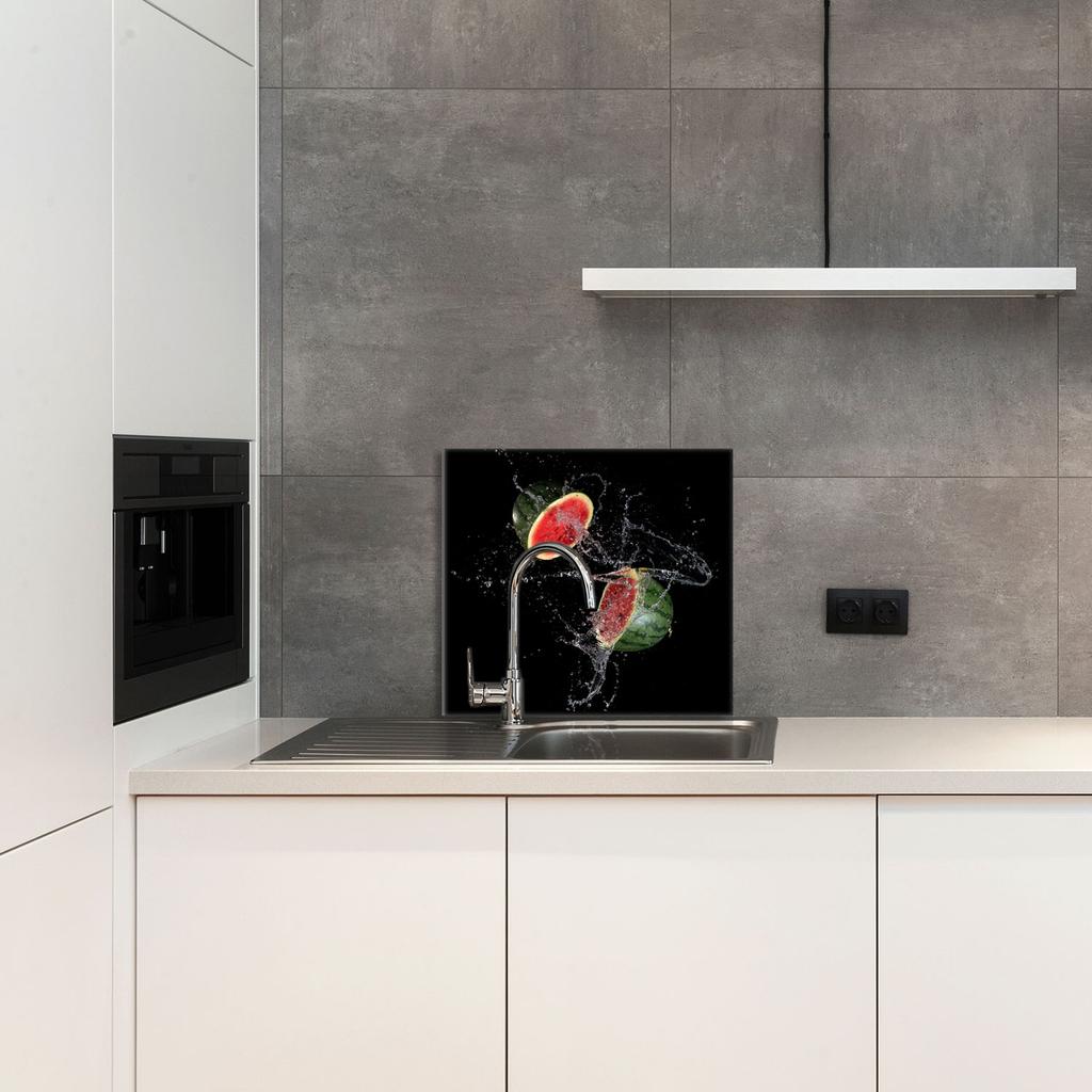 GLASPANEL FÜR DIE KÜCHE 65x60 Wassermelone