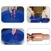 Copper Siphon Connector for Fuel Oil Water Transfer with Manual Pump 2.48in Height Fits Most Containers No Hose Included