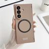 For Samsung Galaxy Z Fold 8 6 5 Case Magnetic Hinge Plating Armor Fold 7 4 3 Full Tempered Glass Protector Film Folding Cover