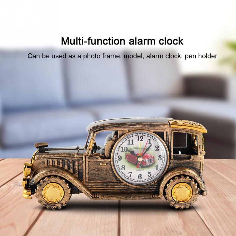 Buy Multifunction Desk Alarm Clock Classical Vintage Car Alarm Clock