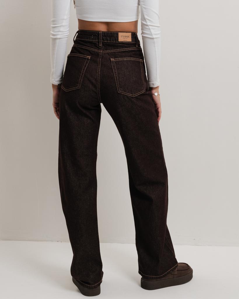 Women's Jeans It's Basic 4226 34 Brown