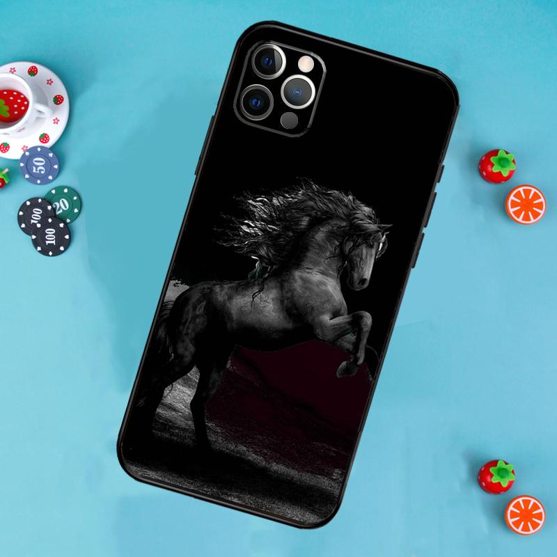 Beautiful Horse Phone Case For iPhone 17 Air 16 15 14 13 11 12 Pro Max 13 12 Mini 15 16 Plus 16e Cover Funda