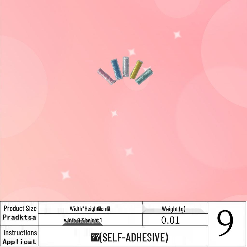 Mini Canvas Bag with Self-Adhesive Crown Patch for DIY Embroidery