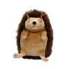Shinada Global Mochi Series Mochihari Brown (M) 10 X 10 X 17cm Plush Hedgehog Animal MOHR-0230B