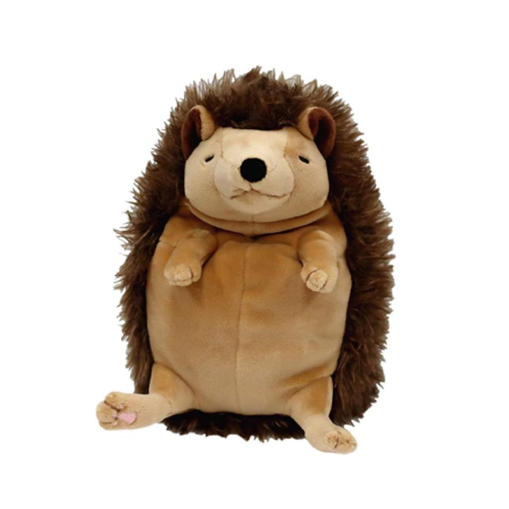 Shinada Global Mochi Series Mochihari Brown 10 X 10 X 17cm Stuffed Hedgehog Animal (M) MOHR-0230B