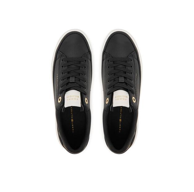 Tommy Hilfiger Th Foxing Platform Leather Sneakers