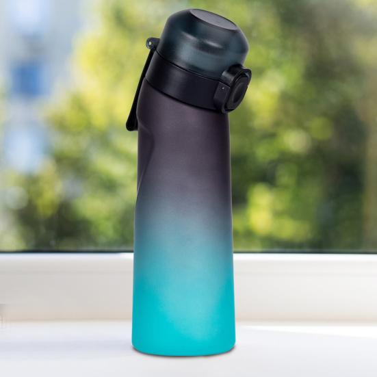 650ml Fruity Water Bottle with 7 Flavors Drinking Bottles for Outdoor Fitness Flavor Travel Mug for School