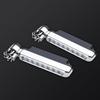 1Pc Car Led Daytime Headlight With Wind Powered Fan Floodlights Auxiliary Lighting Motorcycle Lamp For Modification