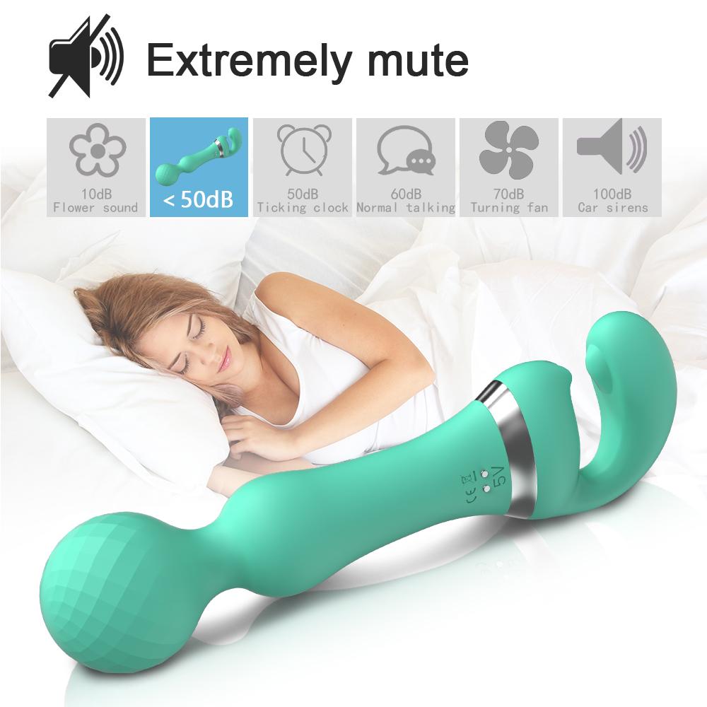 20 Modes Female Magic Wand AV Vibrator Dildos Clitoris Stimulator Vibrators Massager Sex Toys for Adults Women