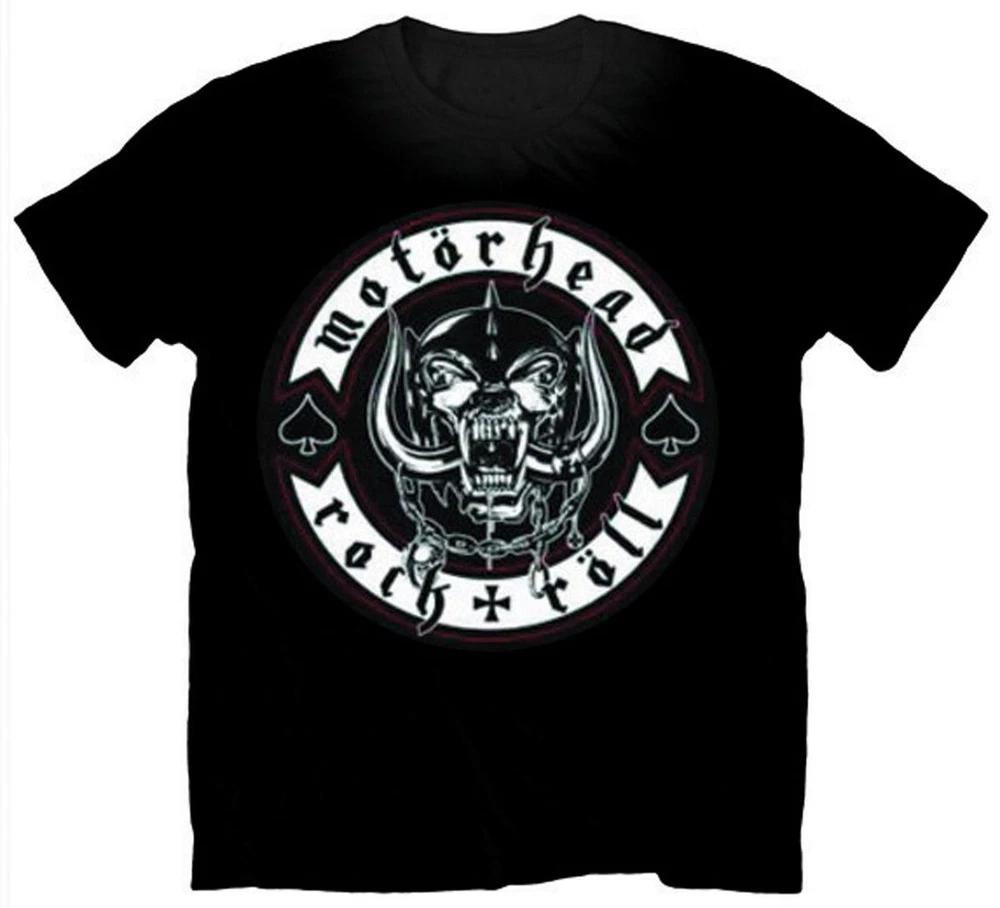 Motorhead Biker Badge Logo Rock Tee Tshirt Top Clothing Unisexs Ladies Wo L
