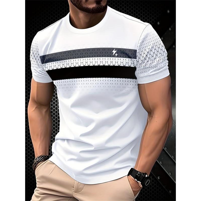 3D Printed T-shirt Casual Oversized Round Neck T-shirt