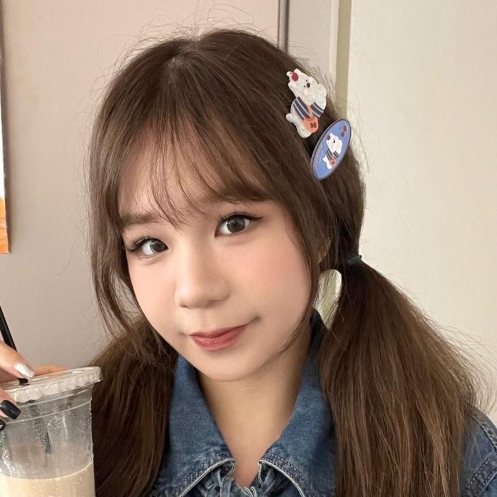 2 Pcs Cartoon Hair Claw Clip Sweet Style Duckbill Clip Fun Hair Clip Set  Girl Hair Accessories