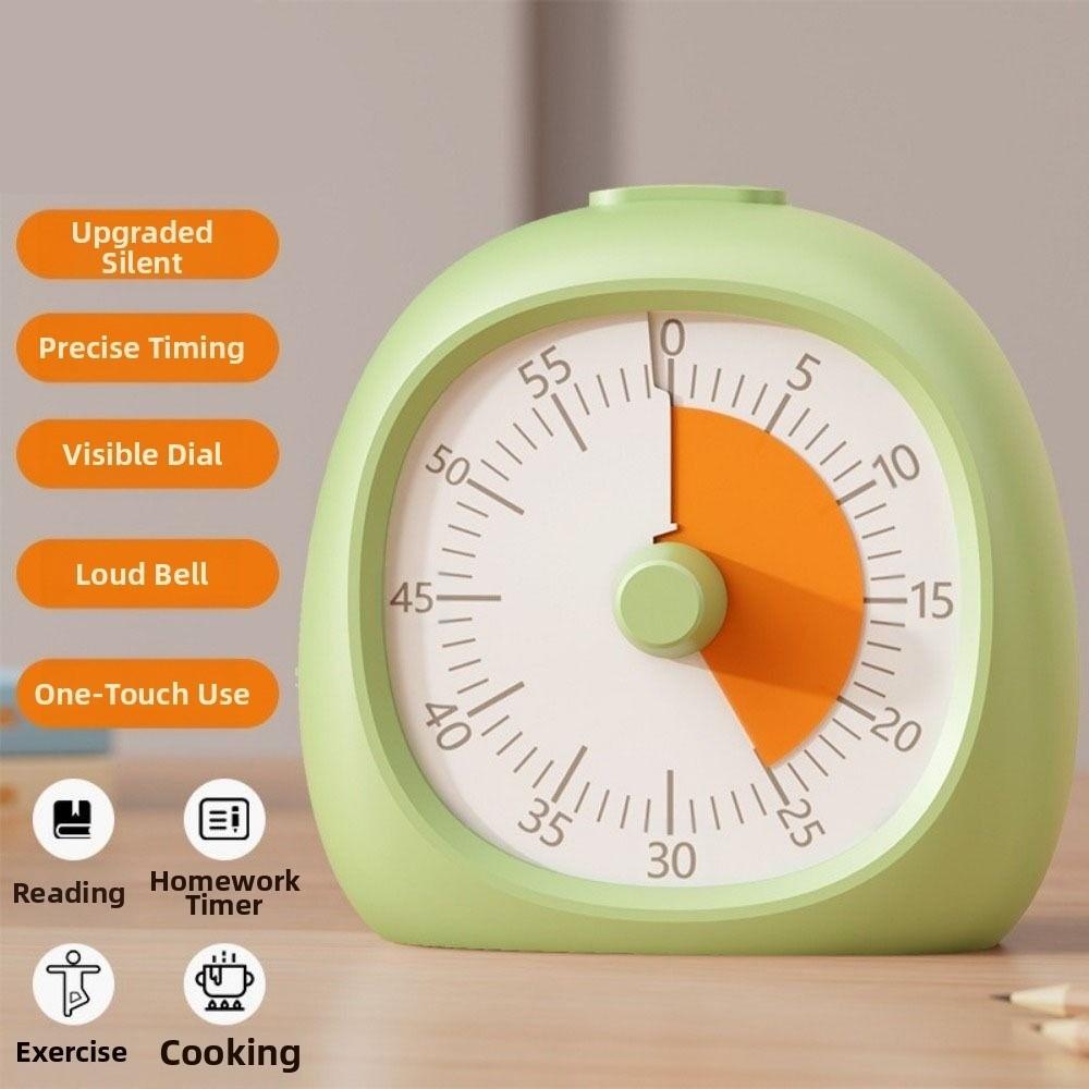 60 Minutes Visual Timer Self-discipline Electronic Children's Timer Reading Room