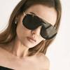 European American Style Women Sunglasses Fashion Trendy Big Size UV Protection Outdoor Activity Sun Glass
