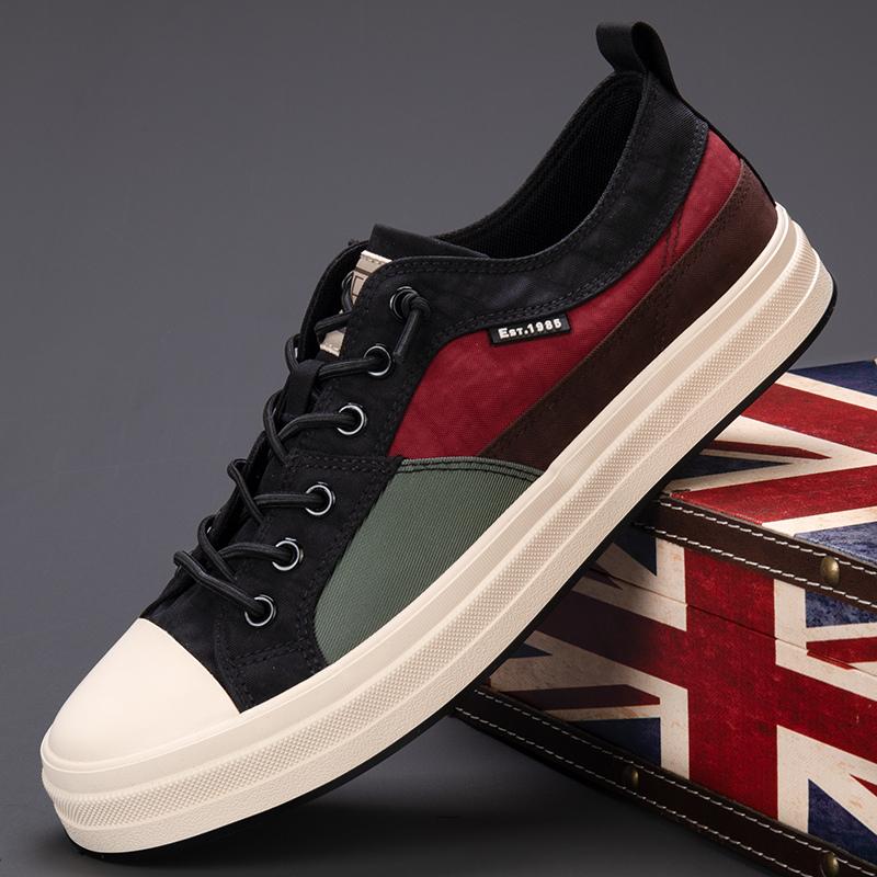 Fashion Hot sale Fashion Men's Canvas Shoes 2024 Design Slip-on Casual Sneakers Men Summer Breathable Vulcanize Shoes Men Canvas Loafers