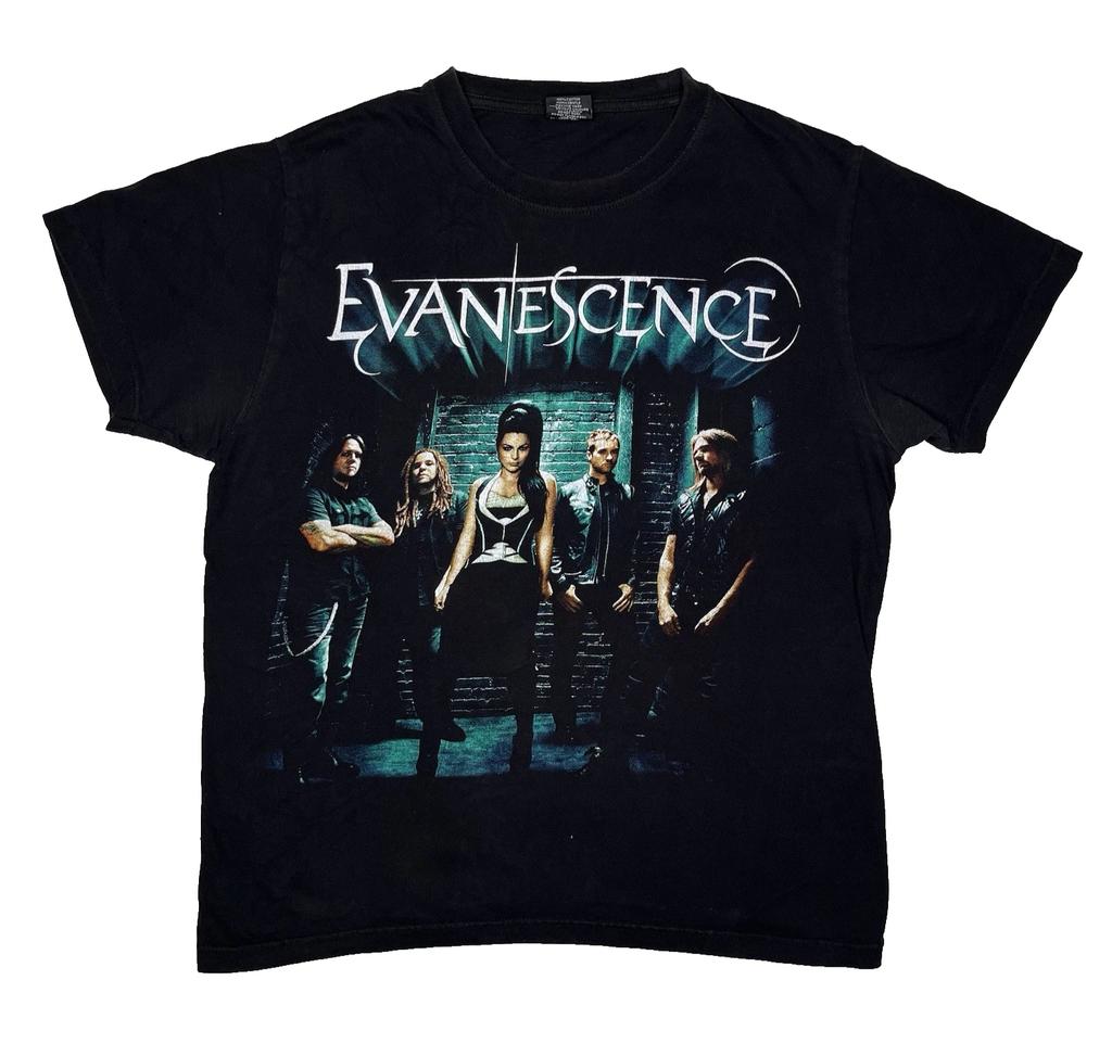 Evanescence Band Logo Box Graphic 2026 T Shirt Cotton Unisexs Womens TShirt Y2k Vintage Casual Summer New T Shirt Fans Gifts
