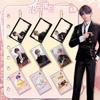 Game Love and Deepspace Golden Bead Chain Keychain Pendant Keyring Xavier Sylus Zayne Rafayel Decorative Accessories Women