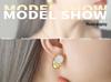 Korean-Inspired Irregular Mother-of-Pearl Pendant Necklace & Earring Gold-Plated Set