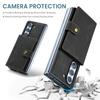 For Samsung Galaxy Z Fold5 5G Case Card Bag Leather+PC Folding Phone Cover