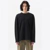 Black TexTure Long Sleeve T shirT cwTas25211bkx