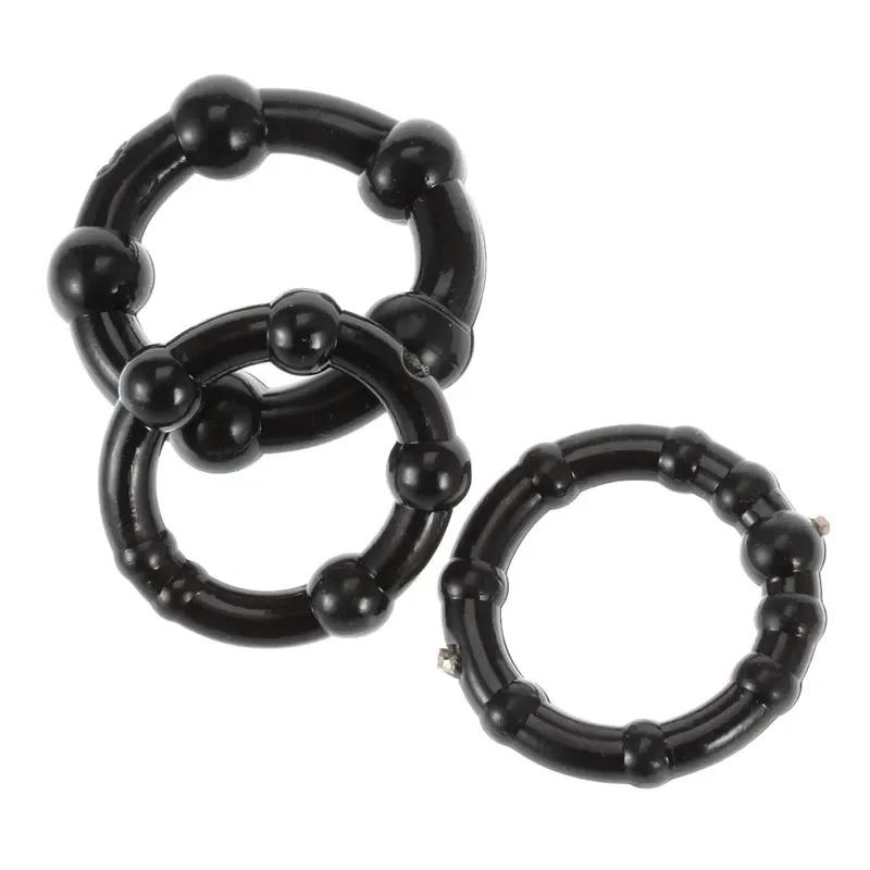 Silicone Reusable Penis Sleeve Flexible Glans Penis Enlarger Extender Delay Ejaculation Cock Ring Sleeve Adult Sex Toys For Men