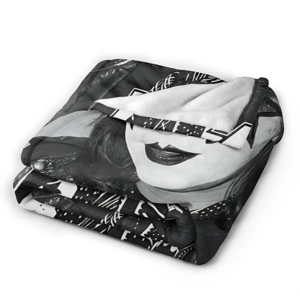 Ace Frehley The Spaceman 1951-2025 Print Blanket For Men Women Ultra Soft Kiss Band Throw Blankets for Bed Multiple Sizes