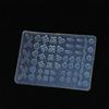 3D Silicone Flower Nail Carving Mold Butterfly Stamping Plate Nails Stencils Blossom Nail Template Thin And Washable