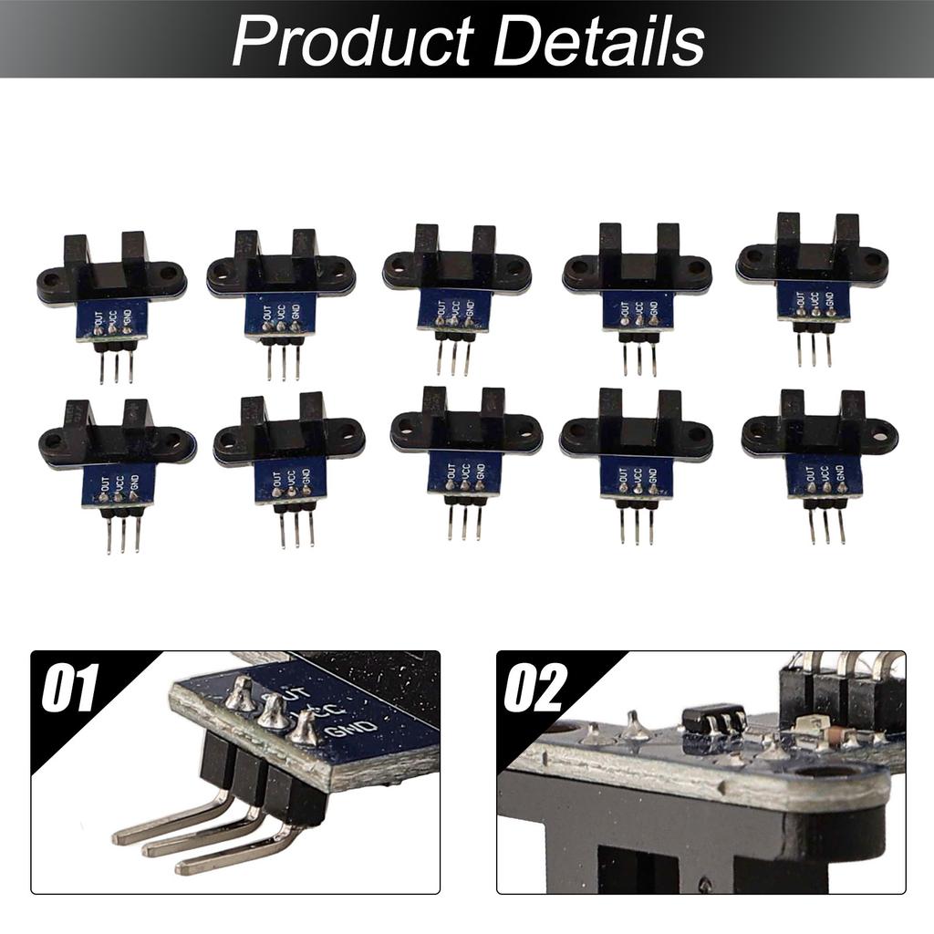 For Small Car Speed Measurement Photoelectric Sensor Slotted Optical Optocoupler For Object Detection Color Blue
