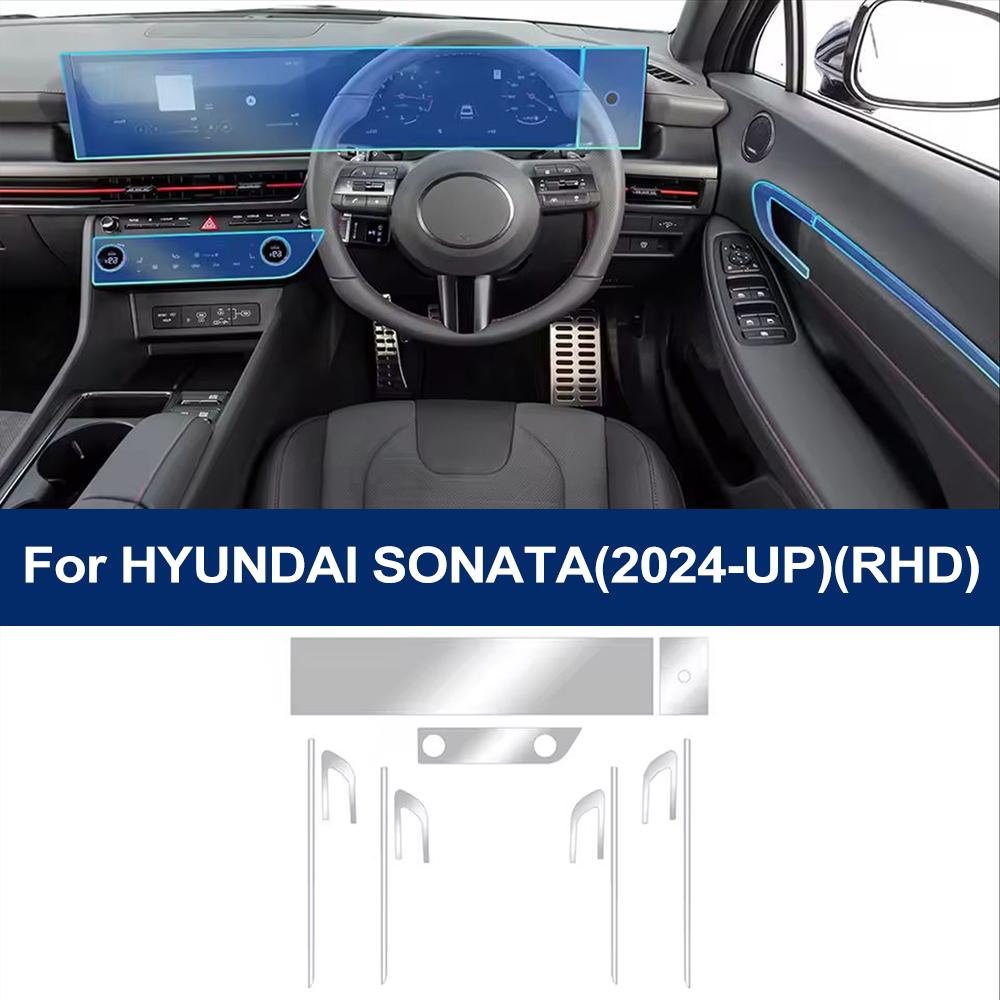 

Pre-cut TPU Interior Film for Hyundai Sonata 2025 2025 Car Gearbox Panel Dashboard Anti-Scratch Transparent Protector PPF Film