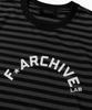 Peulonteuakaibeulaeb Arch Striped Short Sleeve T-Shirt [Black]