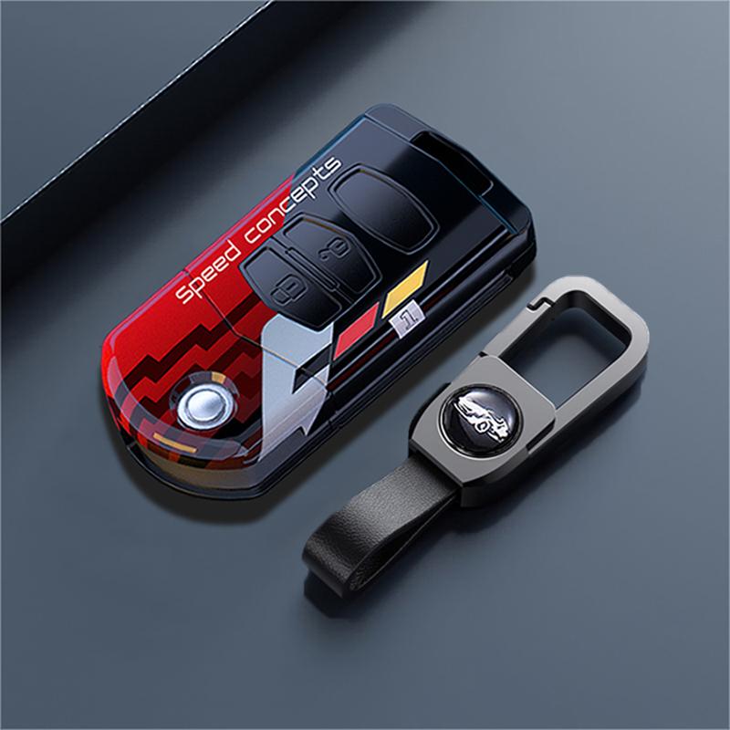 

Key Case for Car For Mazda Demio 2 3 5 6 M3 M5 M6 CX-5 CX7 CX9 RX8 MX5 MPV 2/3 Buttons TPU Shell Fob Holder Car Key Case Cover